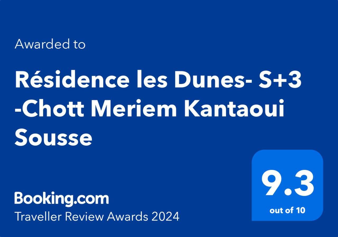 Evasion Familiale Pres De De La Mer S3 Chott Meriem Kantaoui Sousse Eksteriør bilde